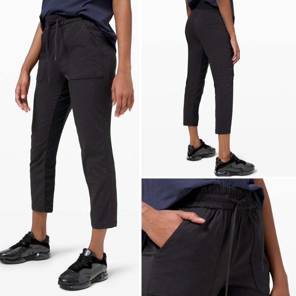 lululemon athletica Pants - Lululemon Beyond the Studio Pant Slim in Black, Size 6